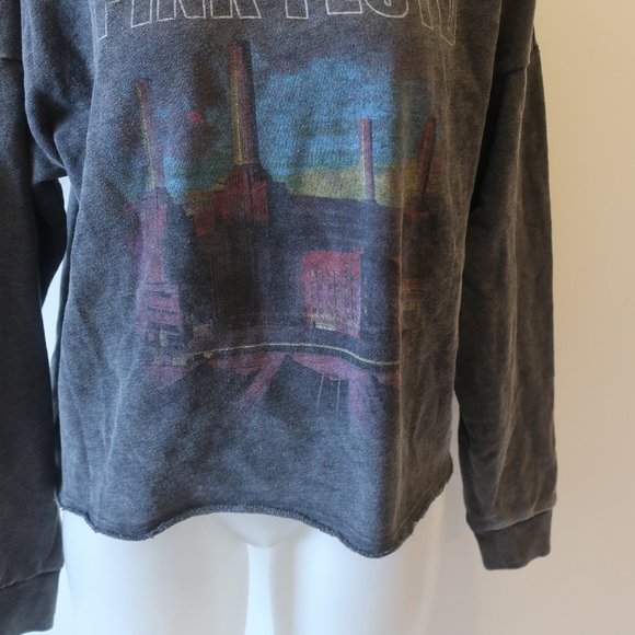 NWT Womens Rock by Junk Food Clothing Collection Gray Pink Floyd Sweatshirt XL * - Picture 6 of 13